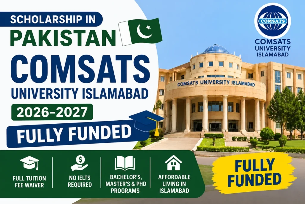 comsats-university-islamabad-scholarship-2026-2027