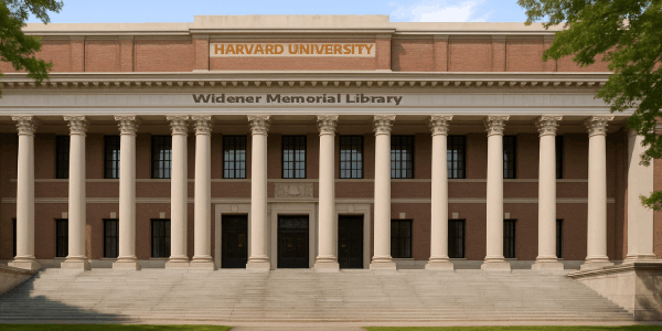 Harvard University Library.
Widener Memorial Library.