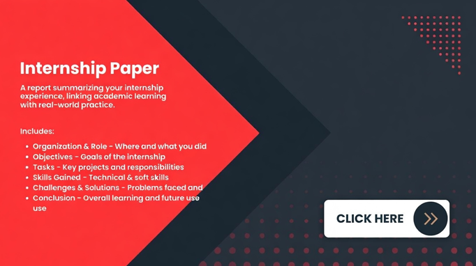 Internship Paper
