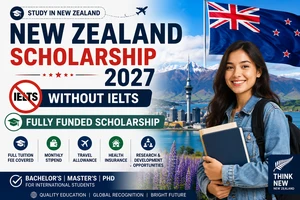 New Zealand Scholarship 2027 without IELTS